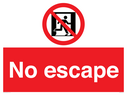 no-escape-sign-red-background-with-white-text-running-man-in-a-prohibition-circl~